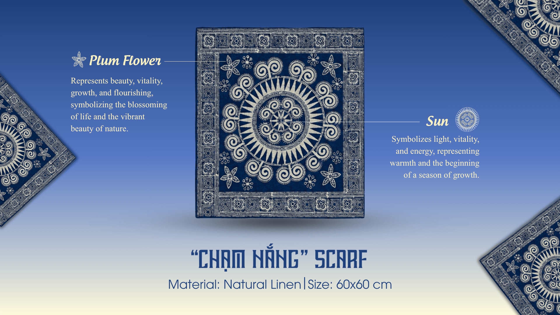 KHĂN 'CHẠM NẮNG"