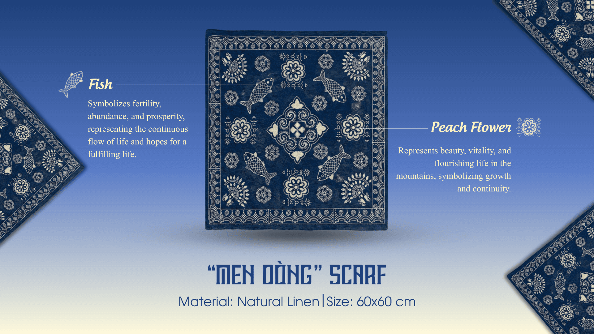 KHĂN “ MEN DÒNG “